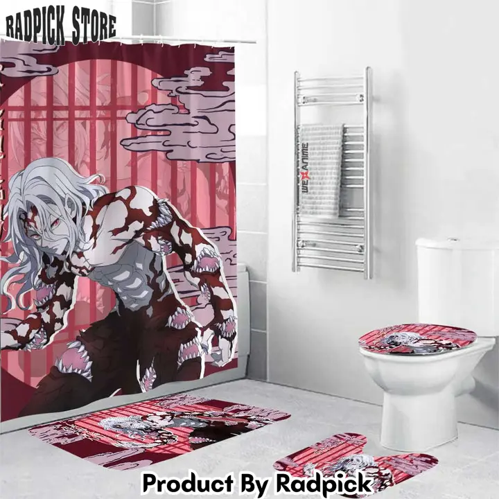 Muzan kibutsuji combo bathroom set anime decor idea   rp0203624
